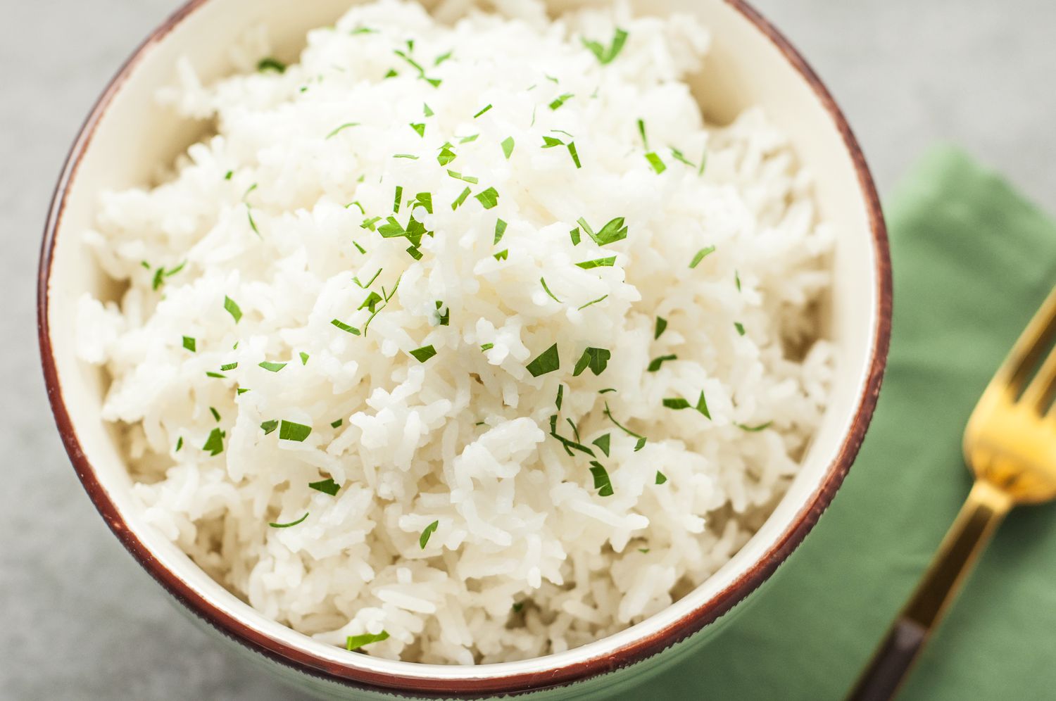 Plain rice